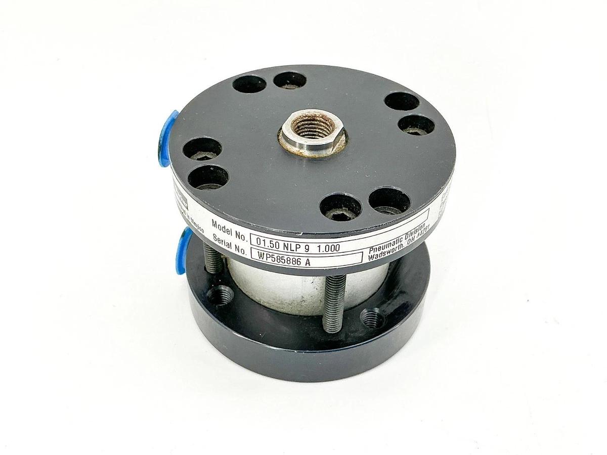 New Parker 01.50NLP9 1.000 Pneumatic Cylinder 250PSI 1" Stroke 1.5" Bore - No Bx