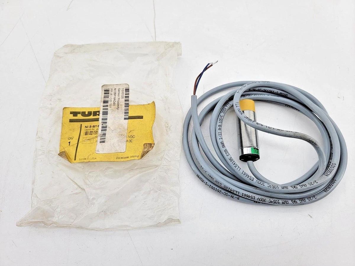 New Turck NI8-M18-AD4X Inductive Proximity Sensor 10-65VDC
