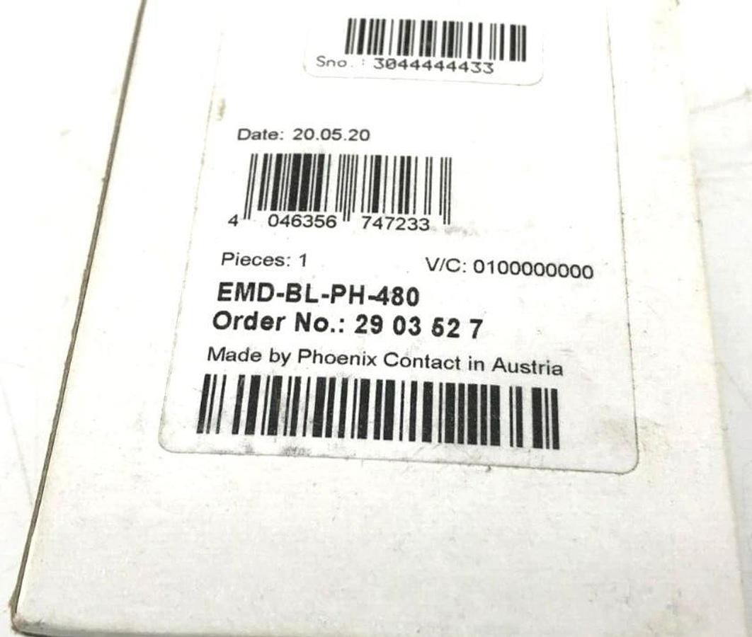 New Phoenix Contact EMD-BL-PH-480 Monitoring Relay 2903527