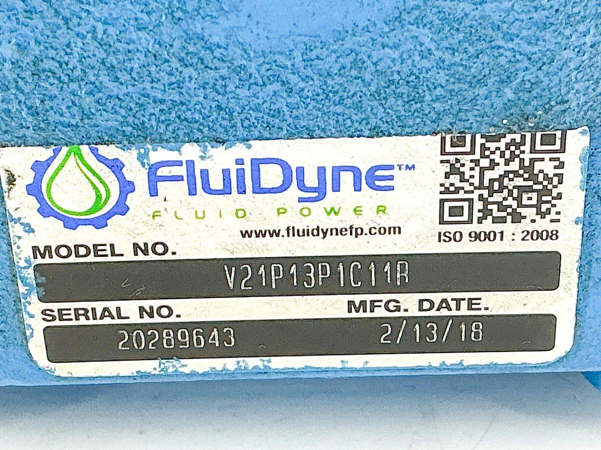New Fluidyne V21P13P1C11R Vane Pump - No Box
