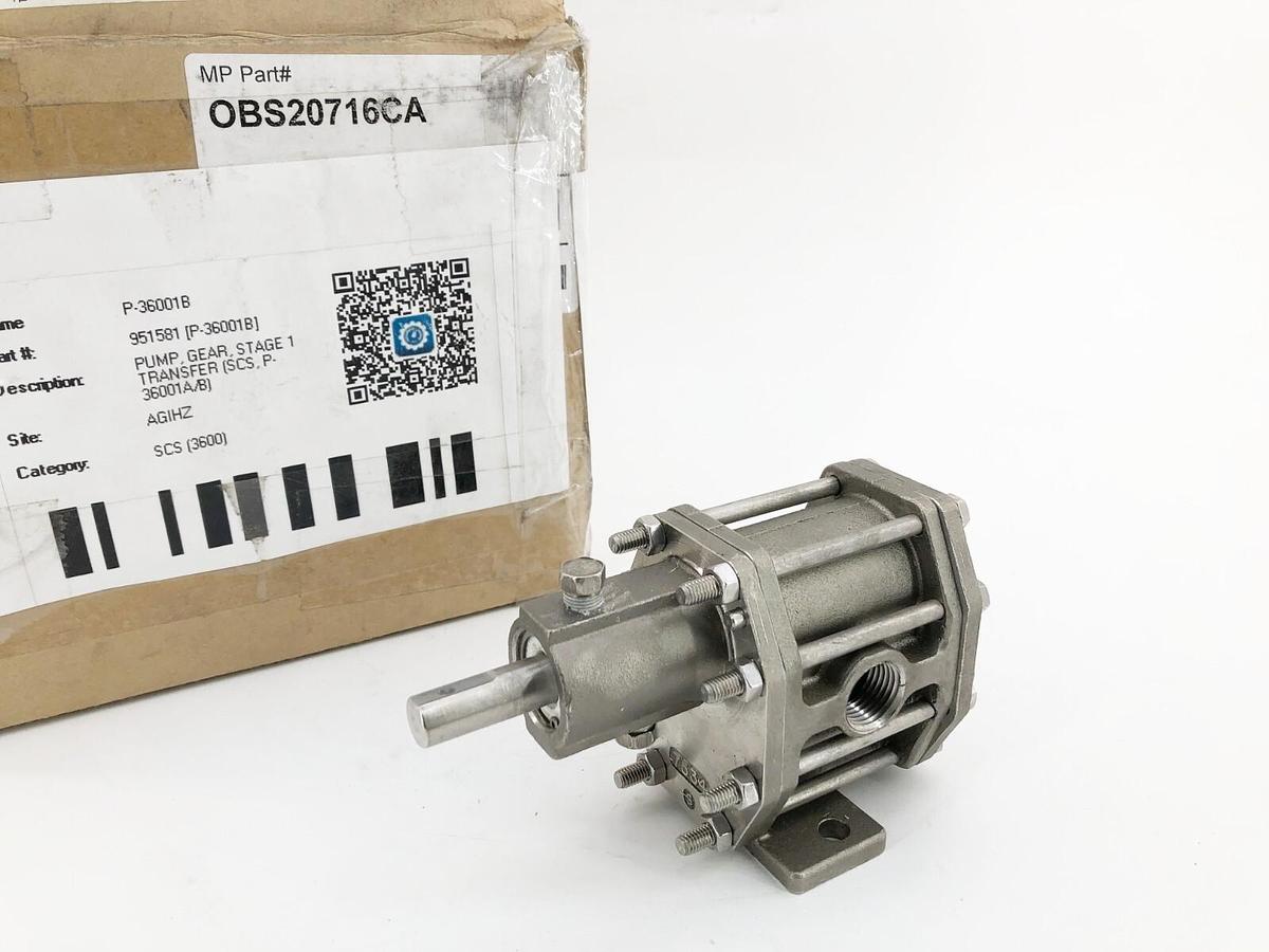 New Gardner Denver Oberdorfer OBS20716CA Gear Pump