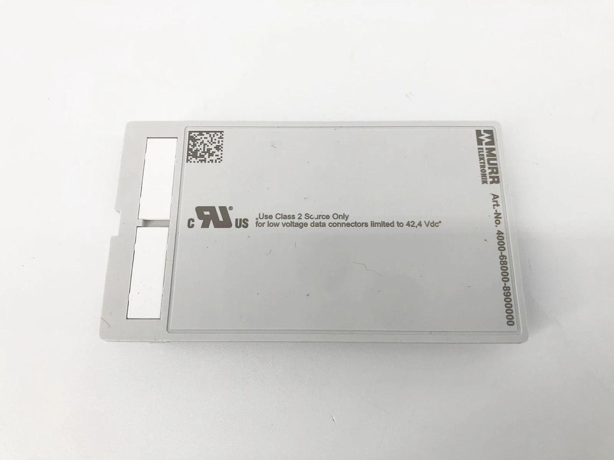 Lot of 2 New Murr Elektronik 4000-68000-8900000 Blank Panel Interface Insert