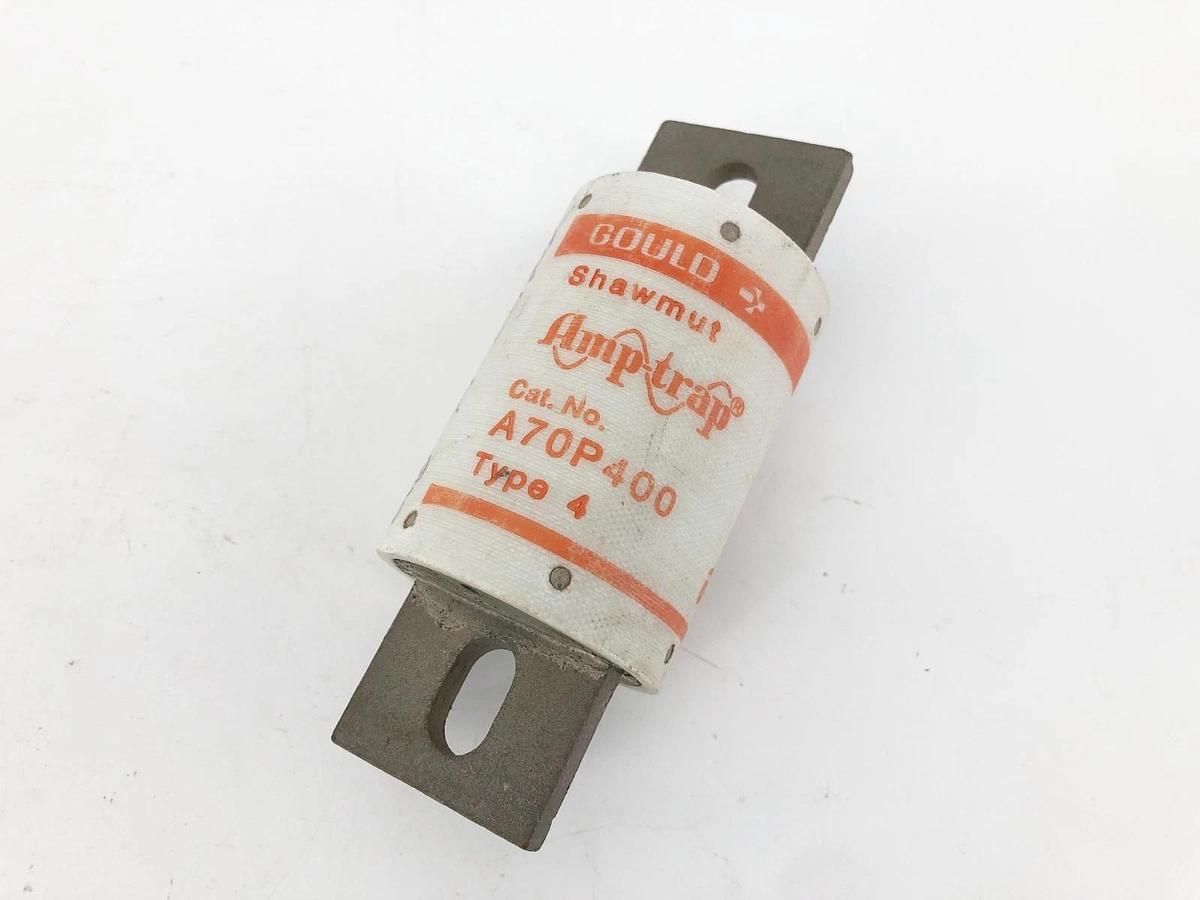 New Gould Shawmut A70P400-4 Amp-Trap Fuse 400A 700V Type 4 Form 101 - No Box