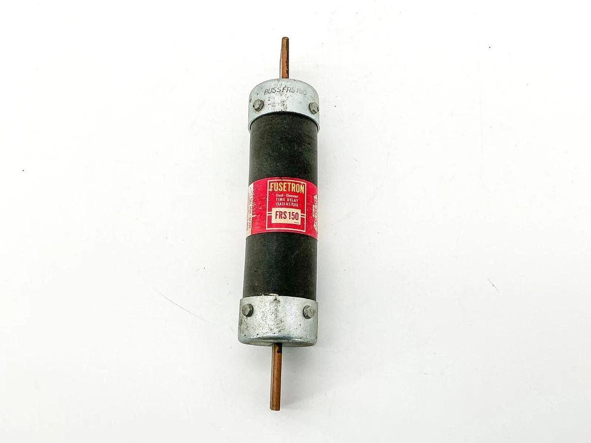 New Lot of 2 Bussmann FRS-150 Time Delay Fuse 150A 600V Class K5 -No Box