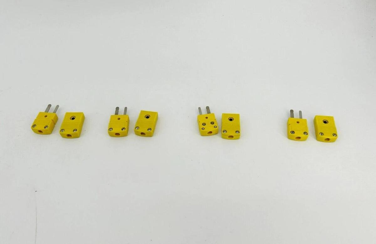 Lot of 4 New Omega 3914008 Connectors, K CH+ Al-