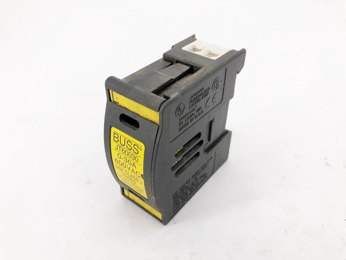 Used Lot of 4 Bussmann JT60030 Fuse Holders 0-30A 600VAC Class J