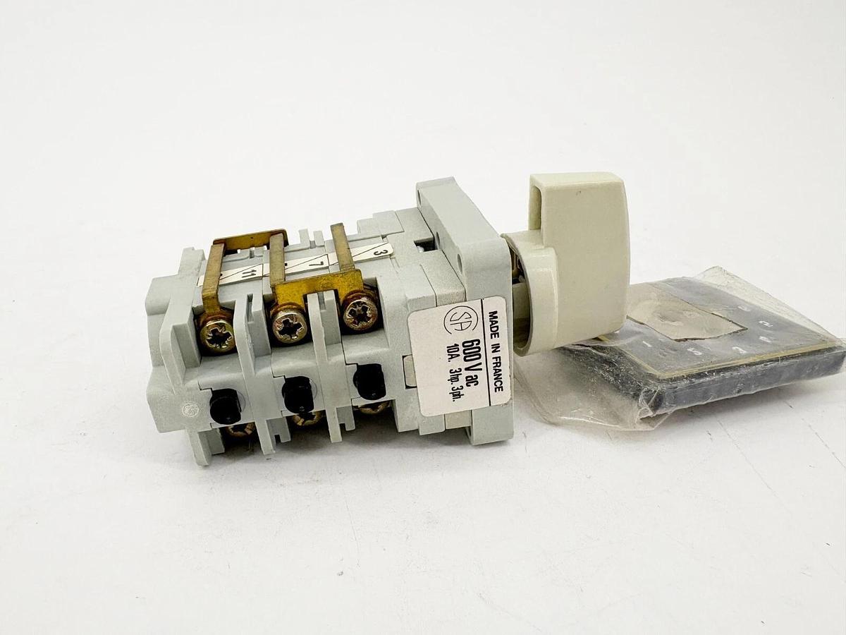 New Entrelec VY10T/0601/E Rotary Switch 7-Position Maintained VY10T-0601-E