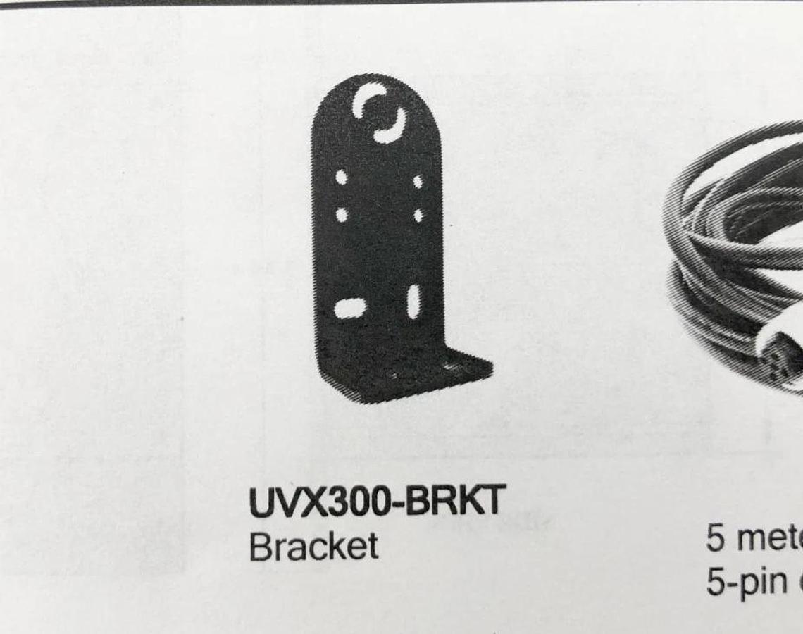 Lot of 2 EMX Industries UVX300-BRKT Mounting Brackets