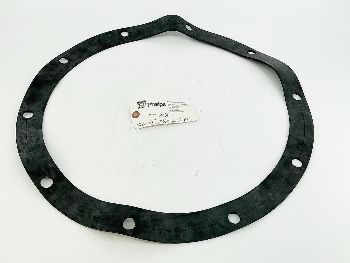 New Phelps 7106-1/8"X173/8X205/8"FF Neoprine Gasket 17-3/8X 20-5/8" 10 Hole
