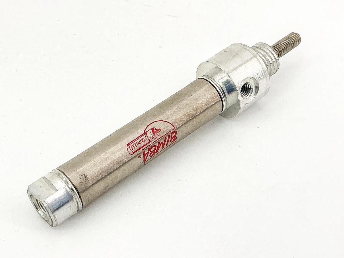 New Bimba 011-DB Pneumatic Cylinder 7/16" Bore 1" Stroke Stainless Steel -No Box