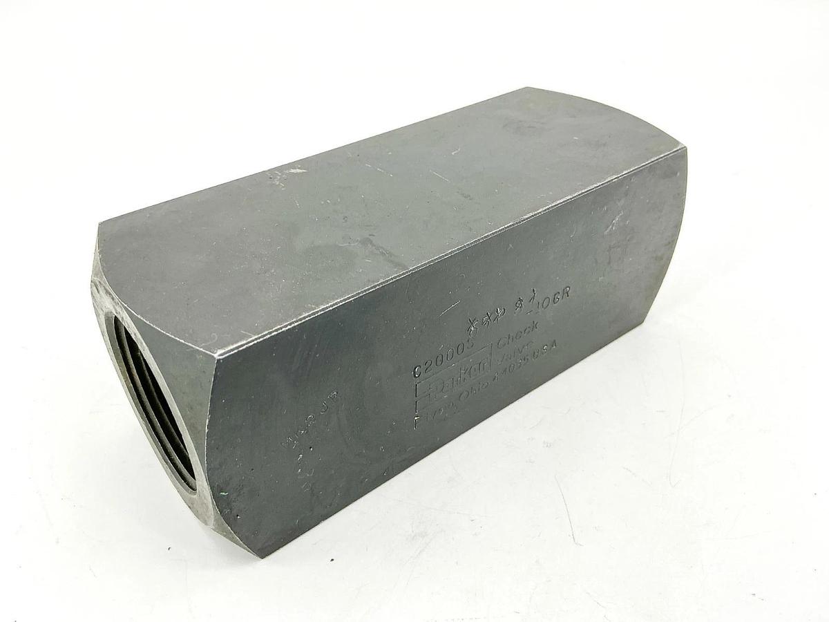 Used Parker C2000S Hydraulic Check Valve 3000PSI 70GPM C2000S-10G$