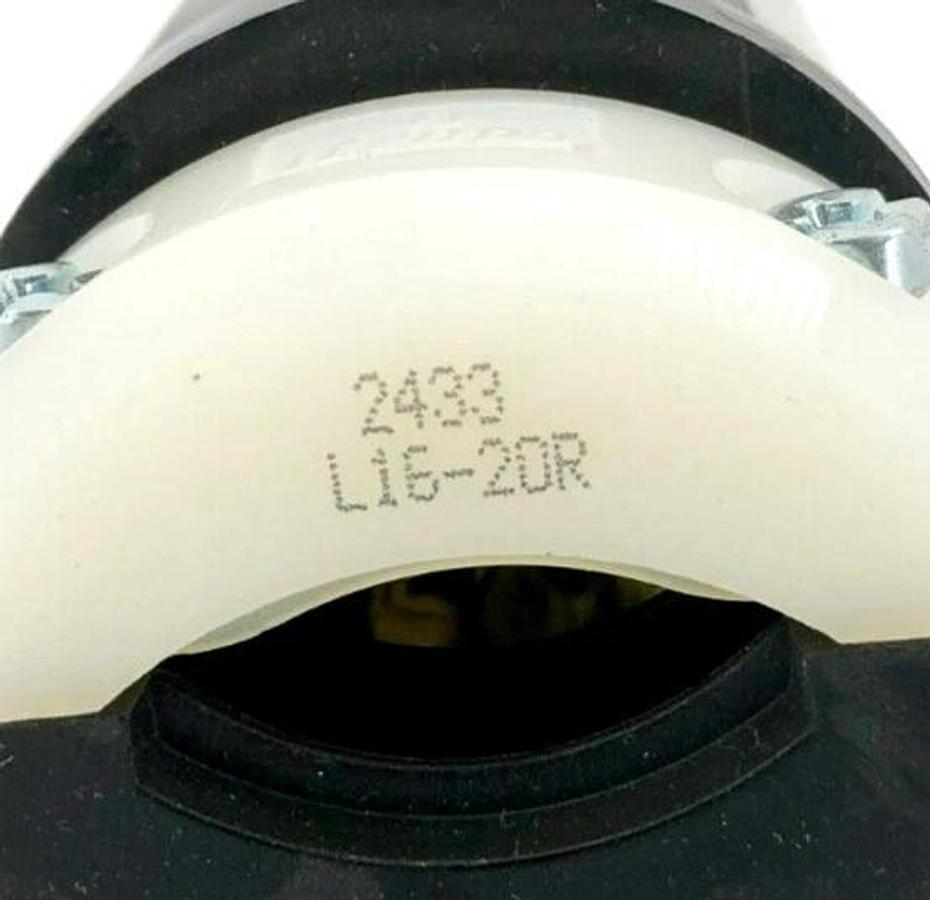 New Hubbell 2433 Connector 20A 480V L16-20 3 Phase