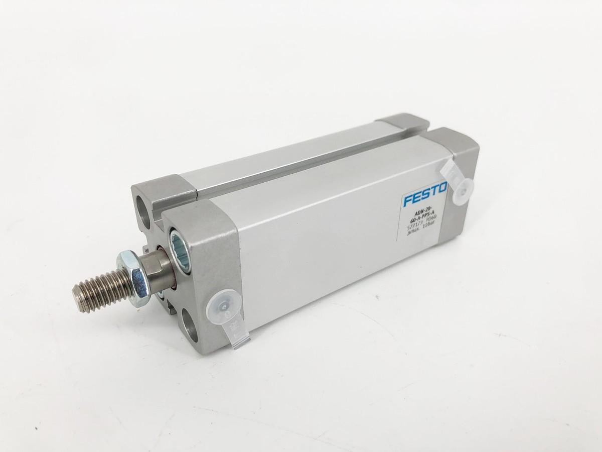 New Festo ADN-20-60-A-PPS-A Cylinder 20mm Bore 60mm Stroke 577173 - No Box
