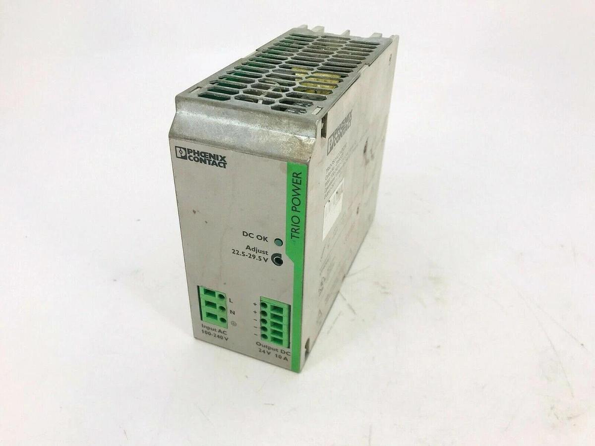 Used Phoenix Contact Trio-PS/1AC/24DC/10 Primary-Switched Power Supply