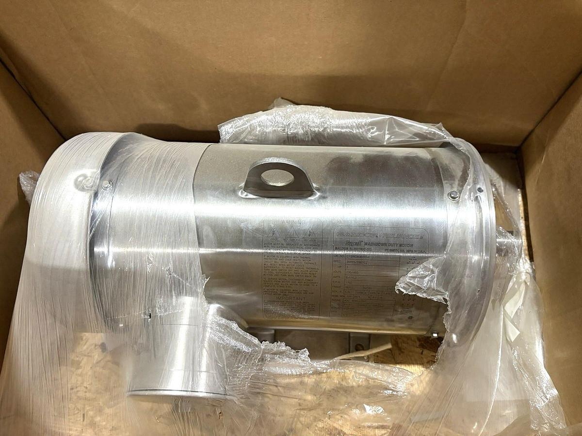 New Baldor CFSWDM3611T-E 3HP Washdown Motor TEFC 230/460V 1760RPM 182TC Frame