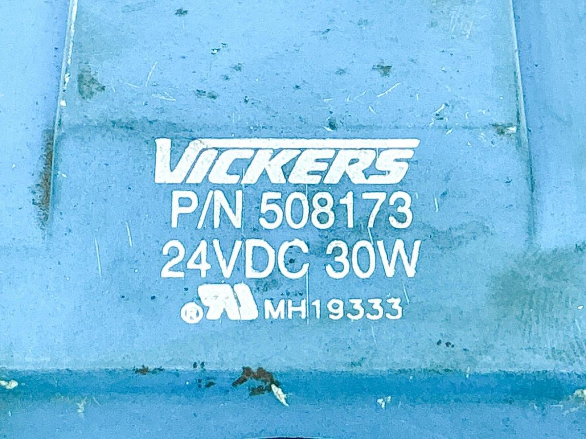 Used Vickers 508173 Solenoid Coil 24V 30W