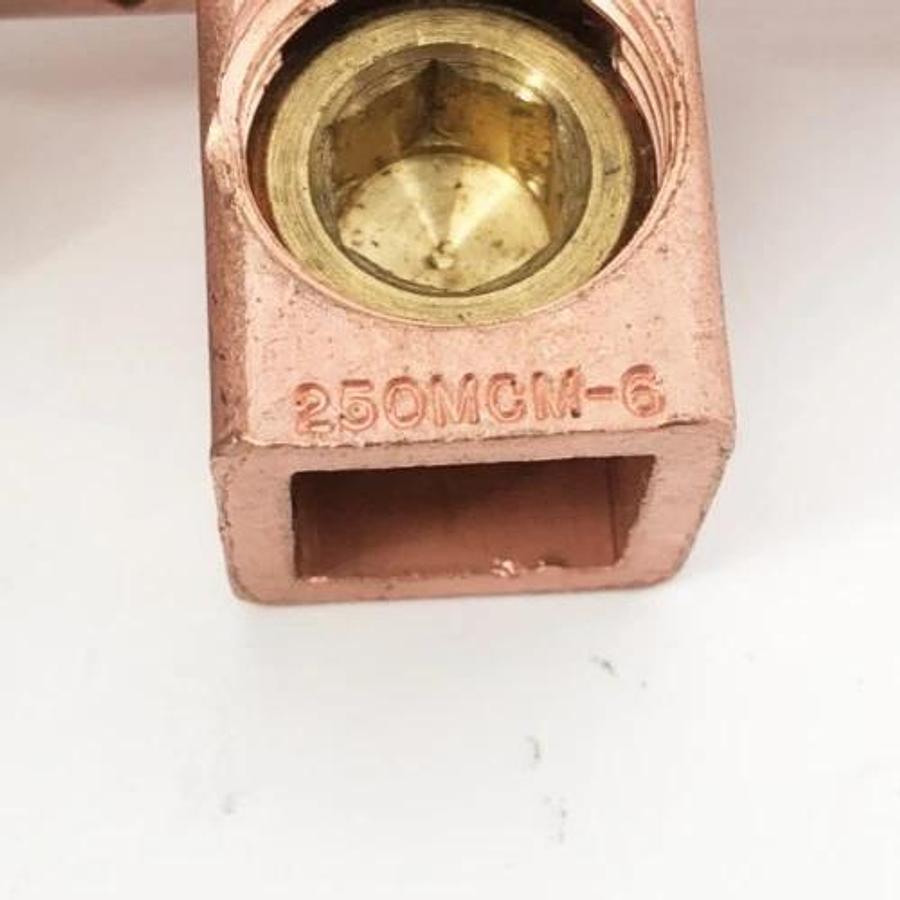 Used Ilsco CAN-300 Copper Neutral Bar Conductor 250-6 Main 14-6 AWG 24 Ports