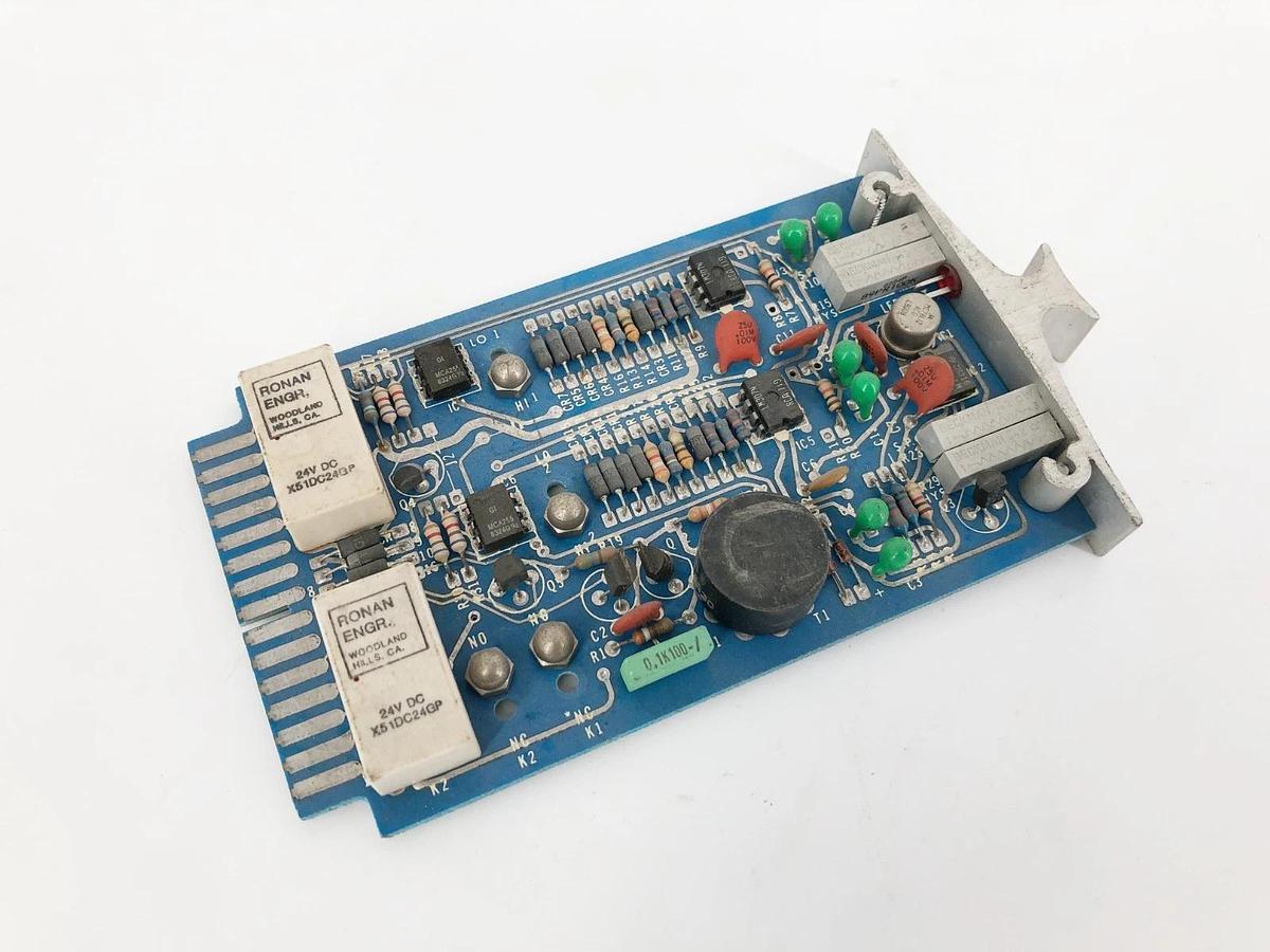 Used Ronan X50D7-1-H Printed Circuit Board X51DC24GP 24VDC