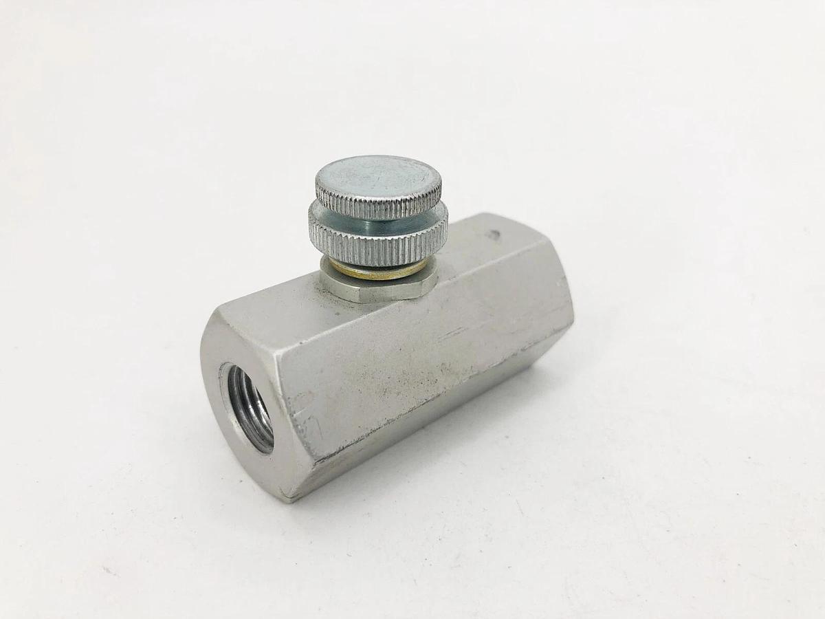 Used Festo GRO-1/4 Flow Control Valve 2109 0-10 bar