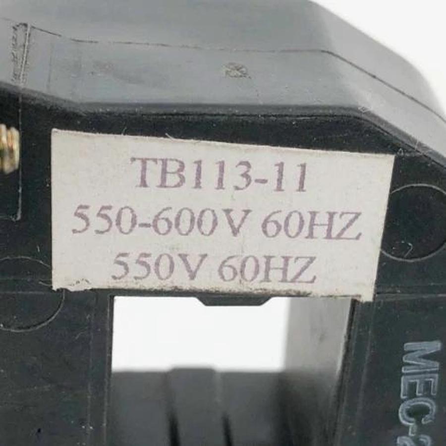 New Joslyn Clark TB113-11 Coil 550-600V 60Hz Type CYA Starter Bul. 7305 PM Relay