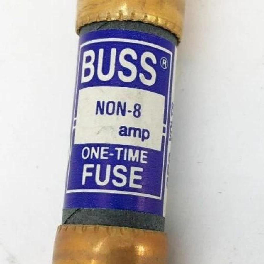 Lot of 5 New Bussmann NON-8 Fuses 8A 250V Class K5