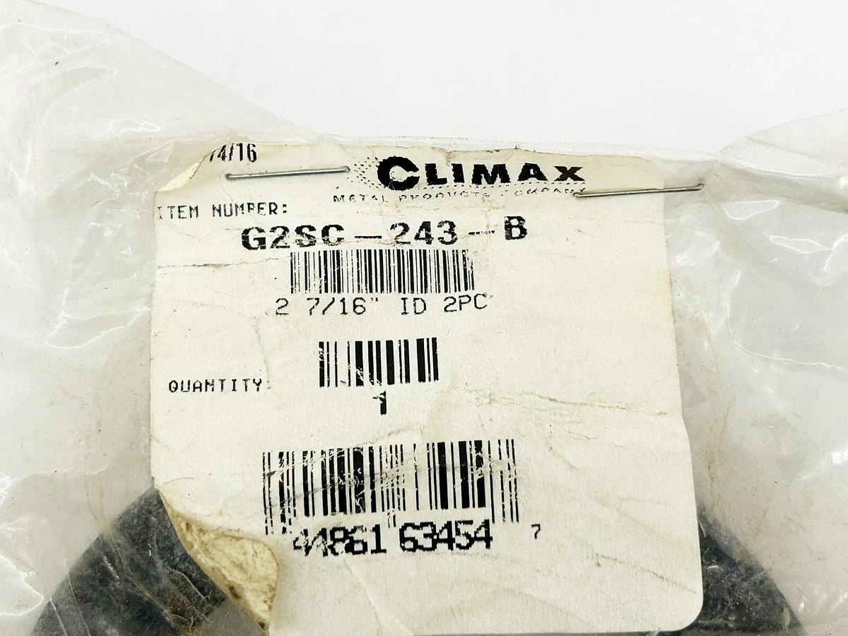 New Climax G2SC-243-B Steel Coupling 2-7/16" Bore