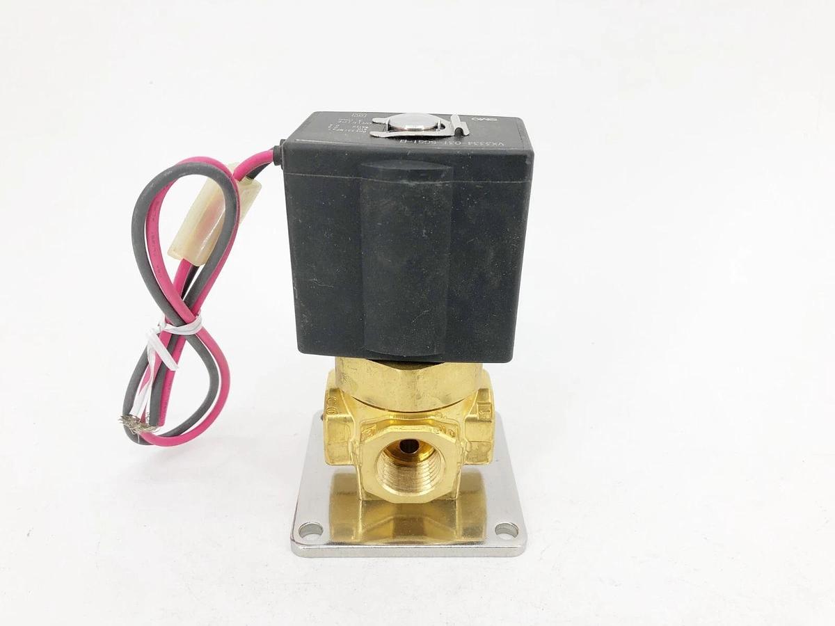 New SMC VX3334-03T-5GS1-B Solenoid Valve 3-Way 3/8" NPT 24VDC