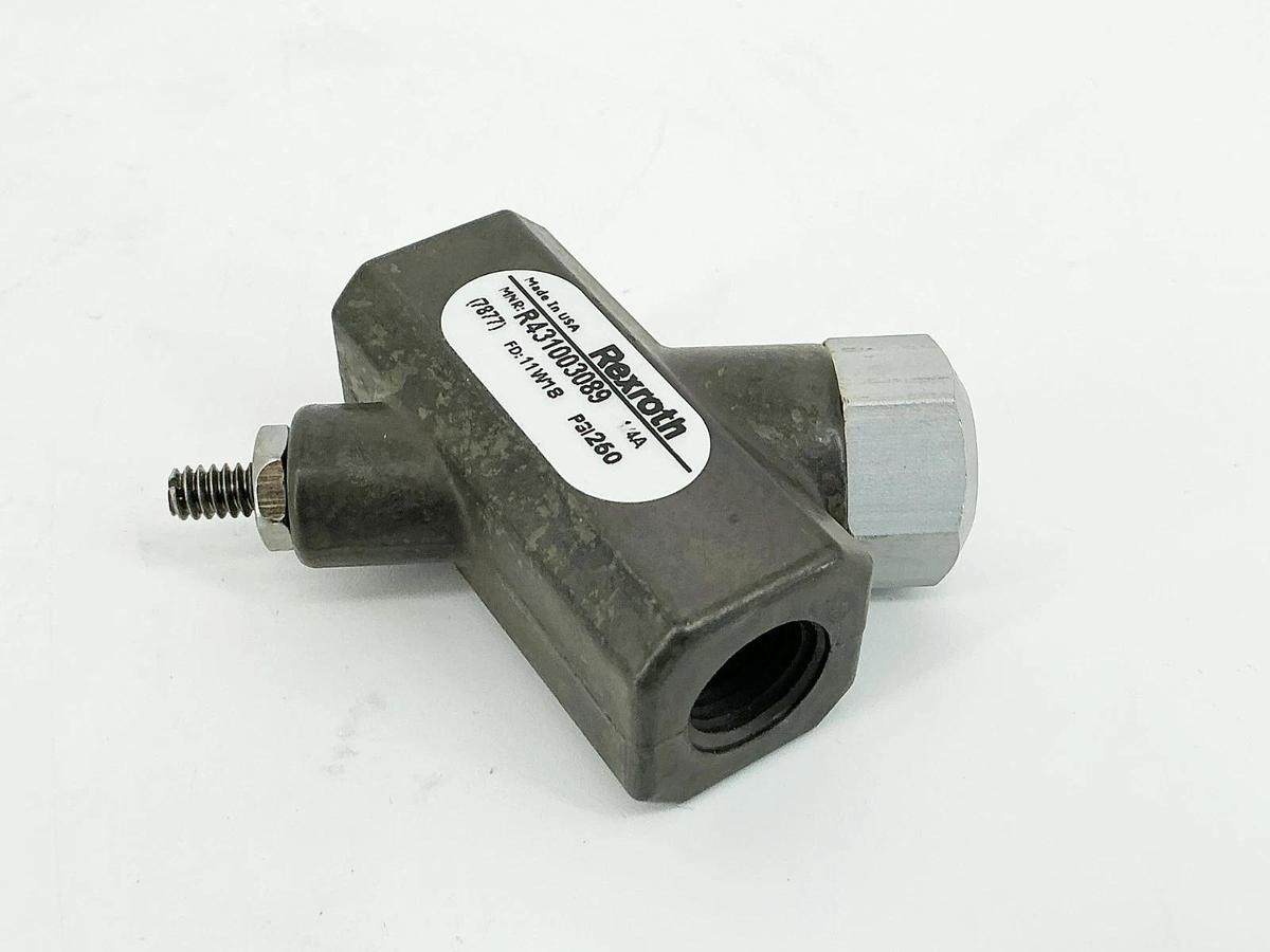 New Rexroth R431003089 Floreg Valve 1/4 250PSI - No Box
