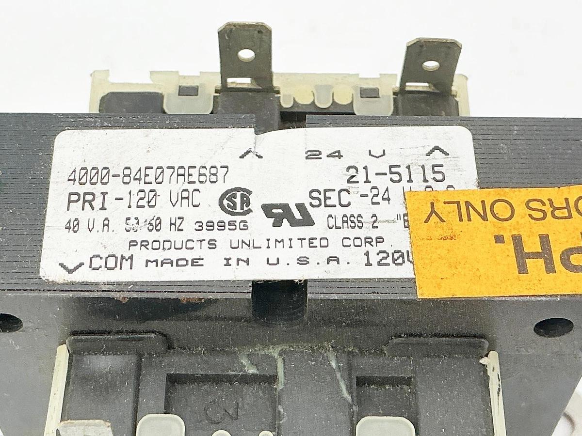 New Products Unlimited 4000-84E07AE687 Transformer 120V 40VA 50/60Hz 21-5115