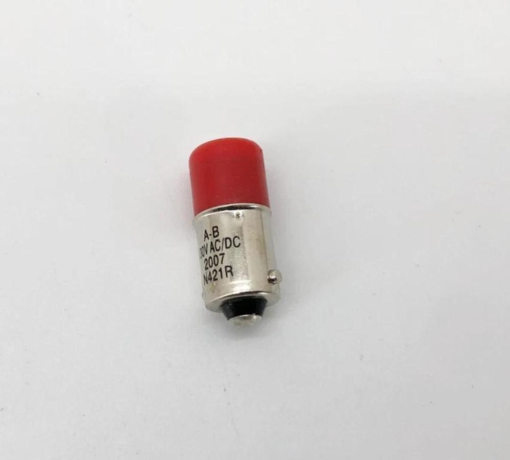 New Allen-Bradley 800T-N421R Red LED Bulb 130VAC/DC - No Box