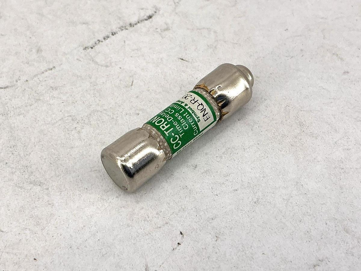 Lot of 3 New Bussmann FNQ-R-20 Limitron Current-Limiting Class CC Fuse 20A 600V
