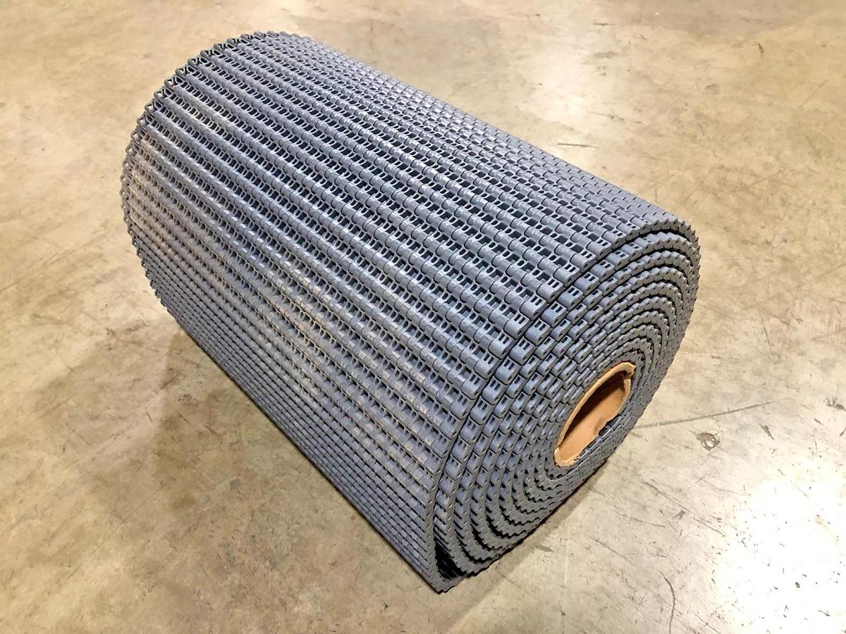 New Intralox 7407 Series 1000 Flat Friction Top Acetal Gray 22.43FT x 18" No Box