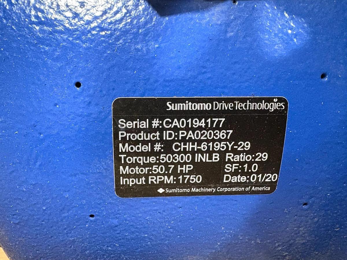 New Sumitomo CHH-6195Y-29 Cyclo 6000 Speed Reducer 29:1 Ratio 50HP 1750RPM 1.0SF