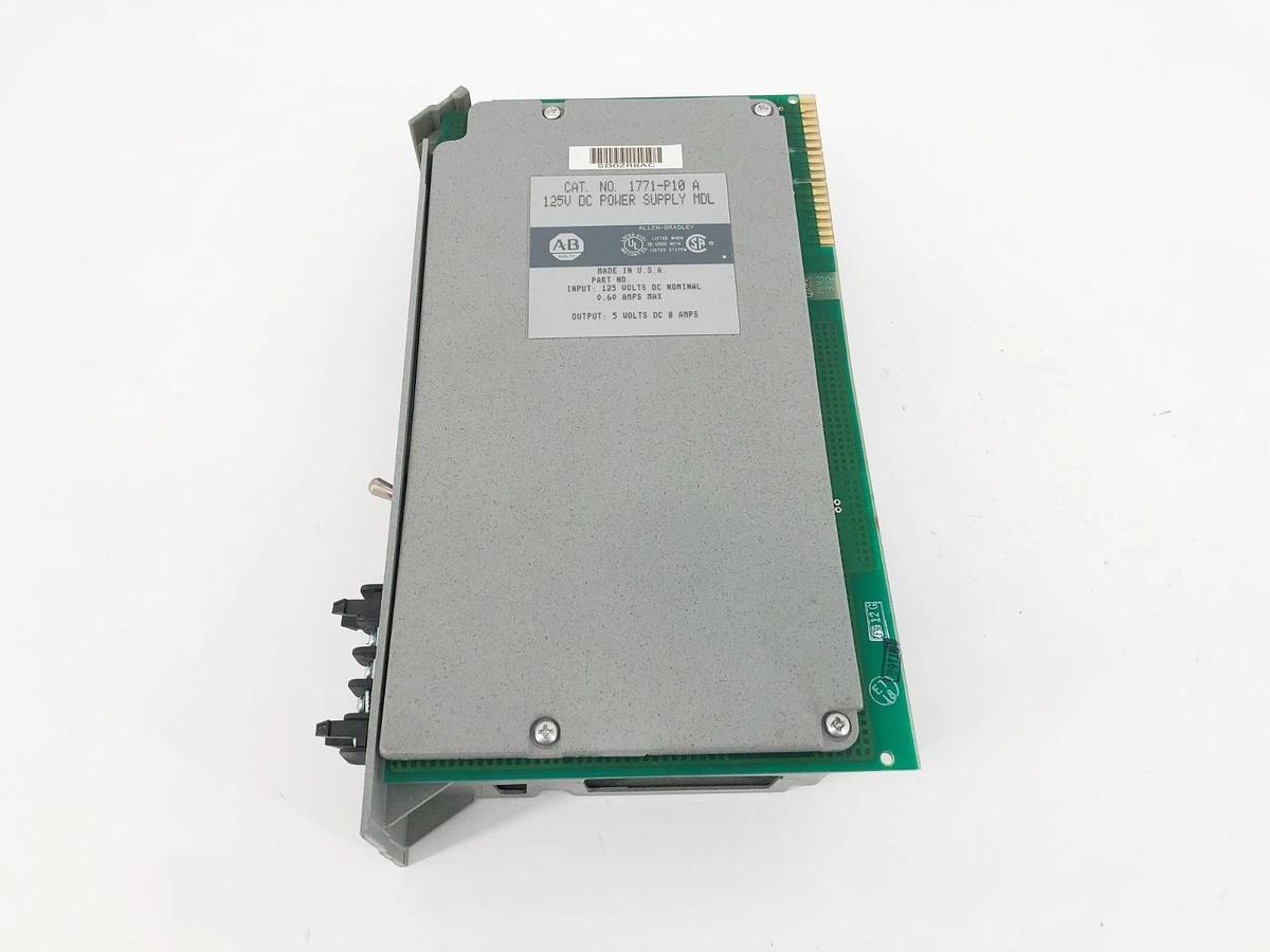 Used Allen Bradley 1771-P10 Ser. A Power Supply Module 125VDC
