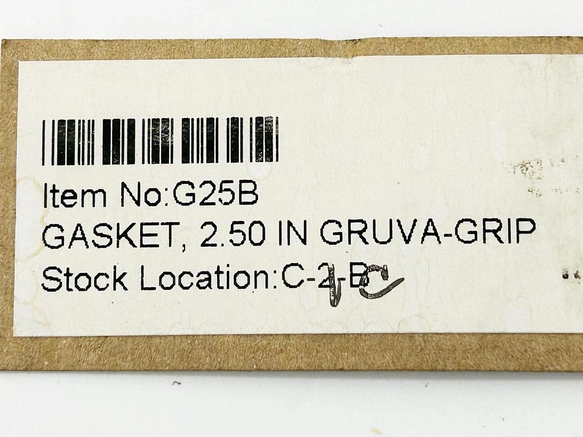 New Lot of 2 Gustin Bacon G25B Gasket 2-1/2"
