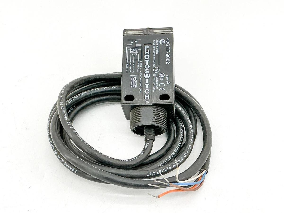 New Allen Bradley 42GTF-9002 Photoswitch Sensor 264VAC 2A Ser.A - No Box
