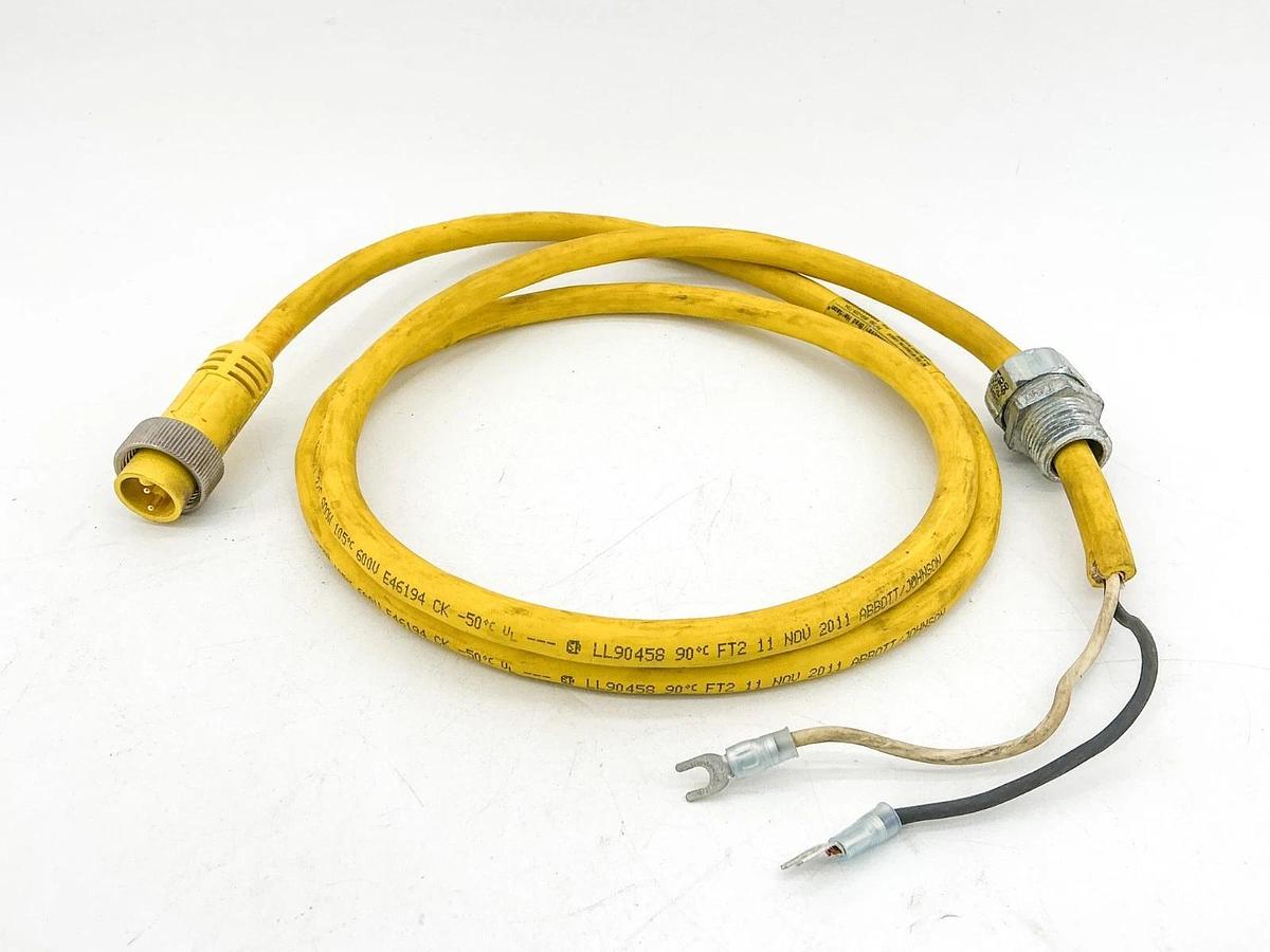 Used Lot of 2Woodhead 102002C01F0601 Cordset 2P 600V 13A