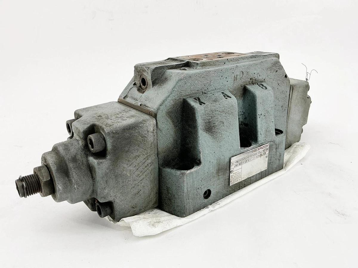 Used Rexroth 4WE6D51/OFAW120-60NDL/5V Hydraulic Valve Base H-4WEH25HD50/OF6ANETDL/10/