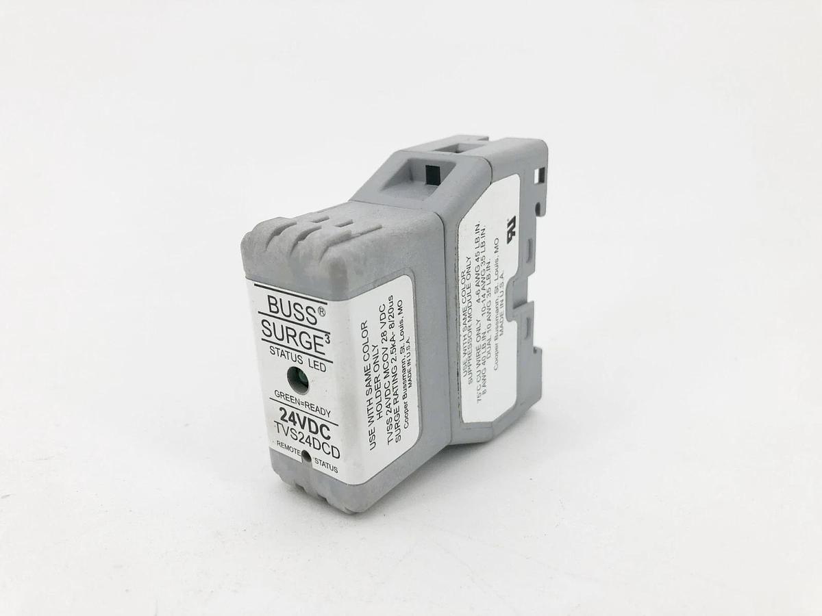 New Bussmann TVS24DCD Surge Suppressor 24VDC 10AWG
