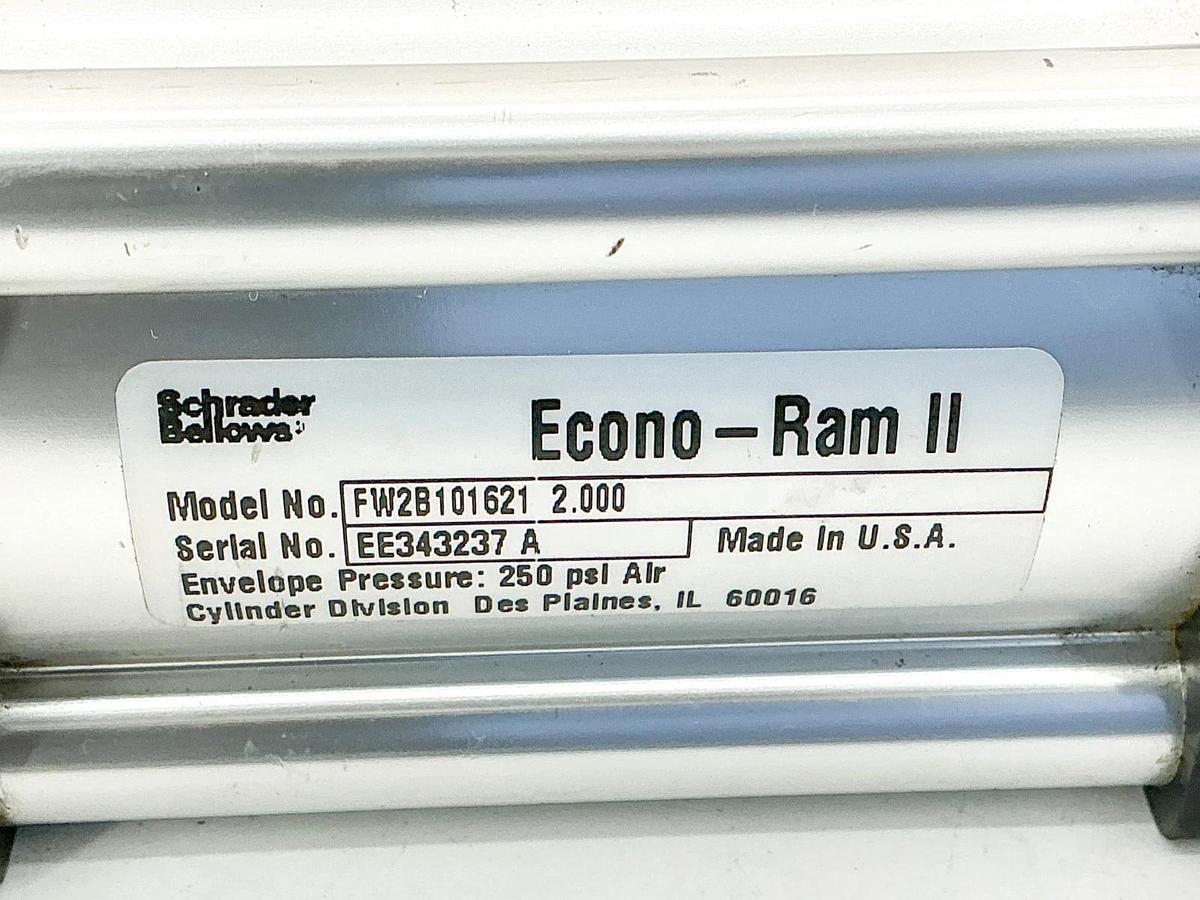 Schrader Bellows FW2B101621 2.000 Econo-RAM II Pneumatic Cylinder 250PSI