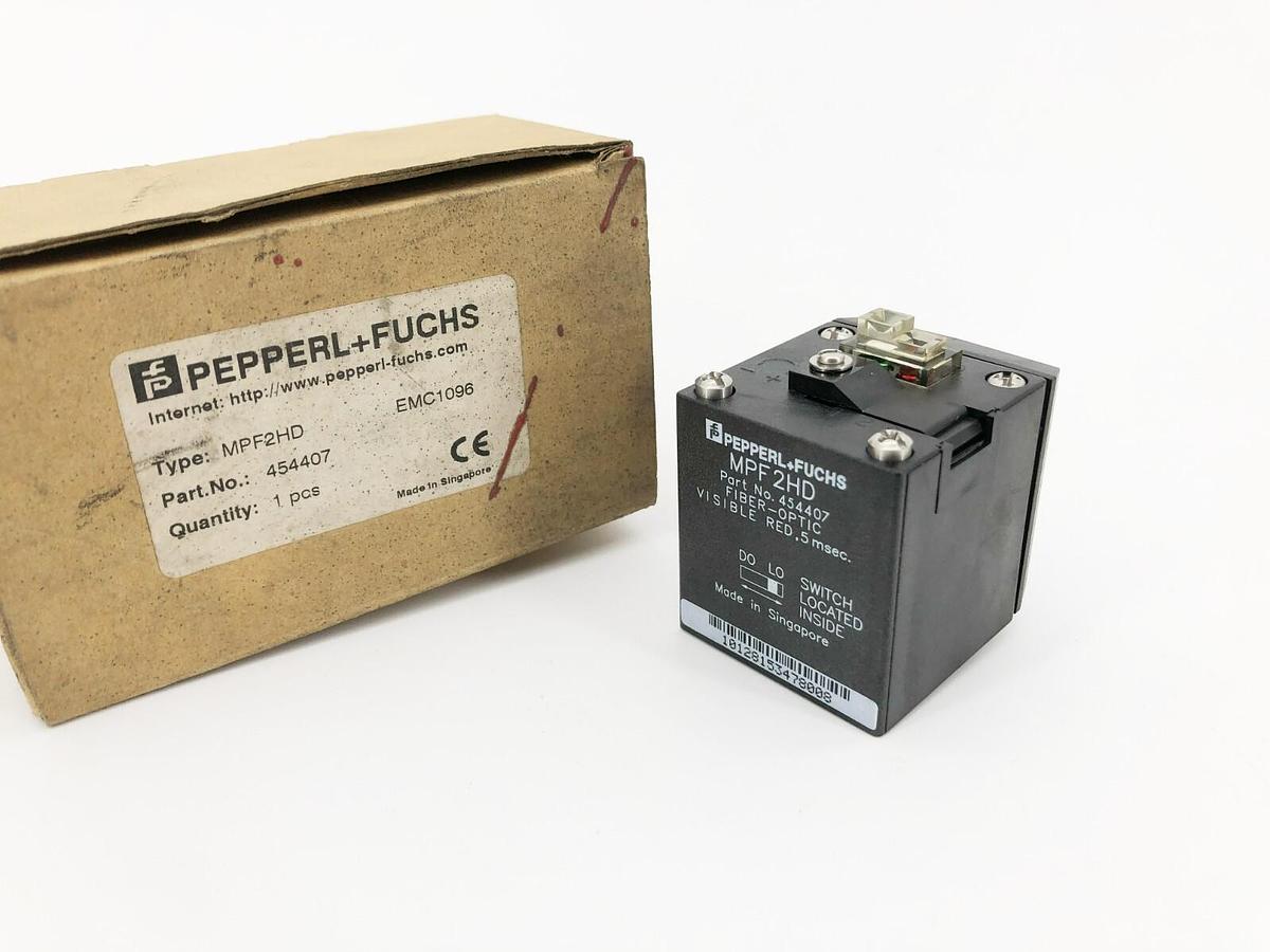 New Pepperl + Fuchs MPF2HD Photoelectric Sensor 454407