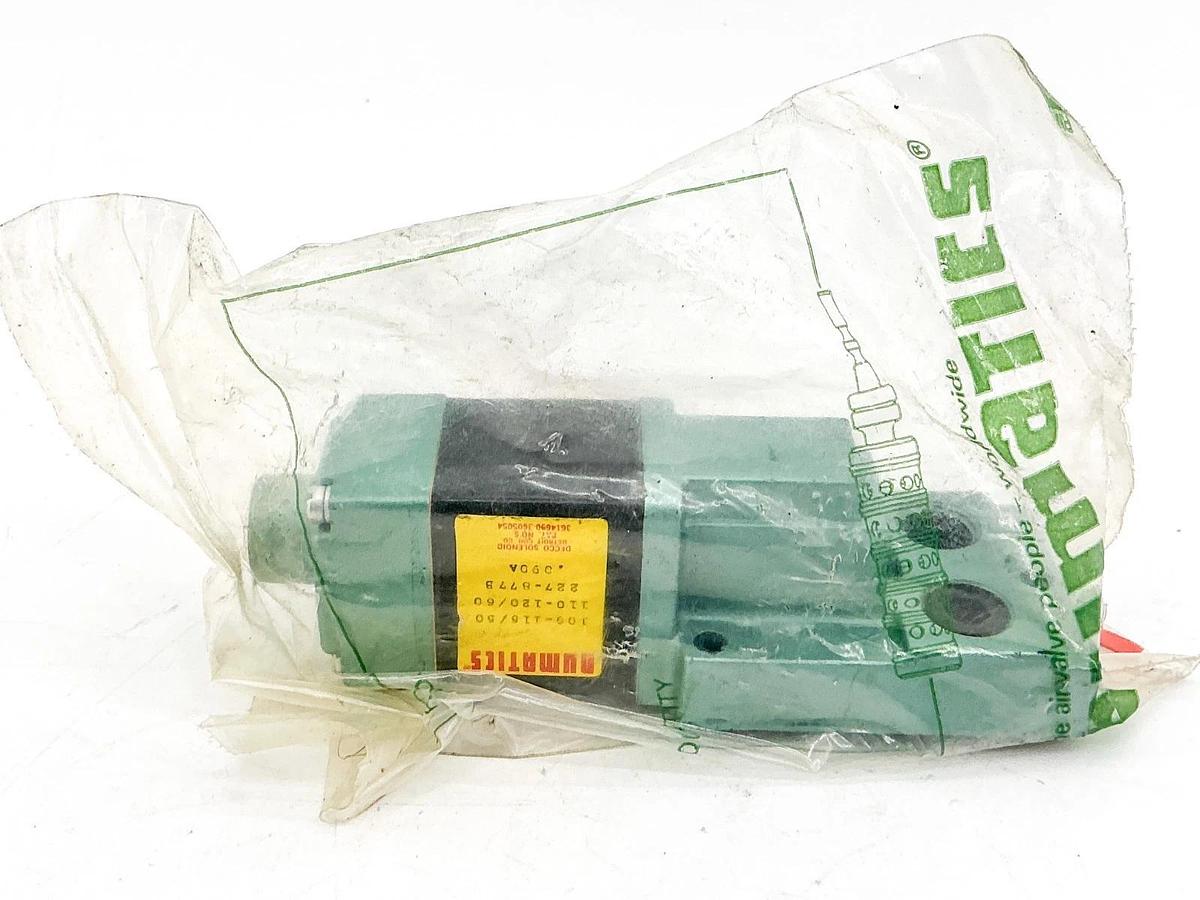New Numatics 227-877B Solenoid Valve 110/120V .090A 202-146