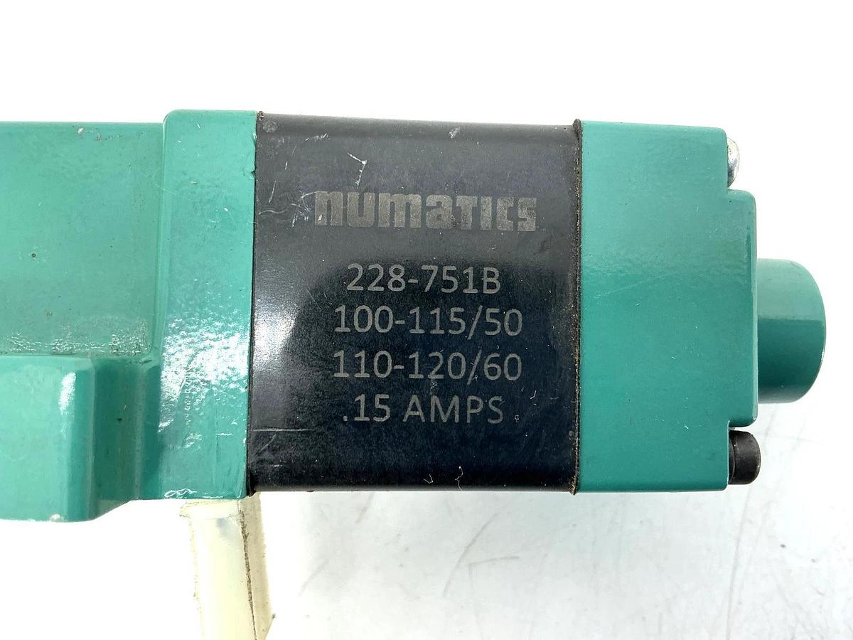 Used Numatics 202-384 Solenoid Coil 0.15A 110/120VAC 50/60HZ