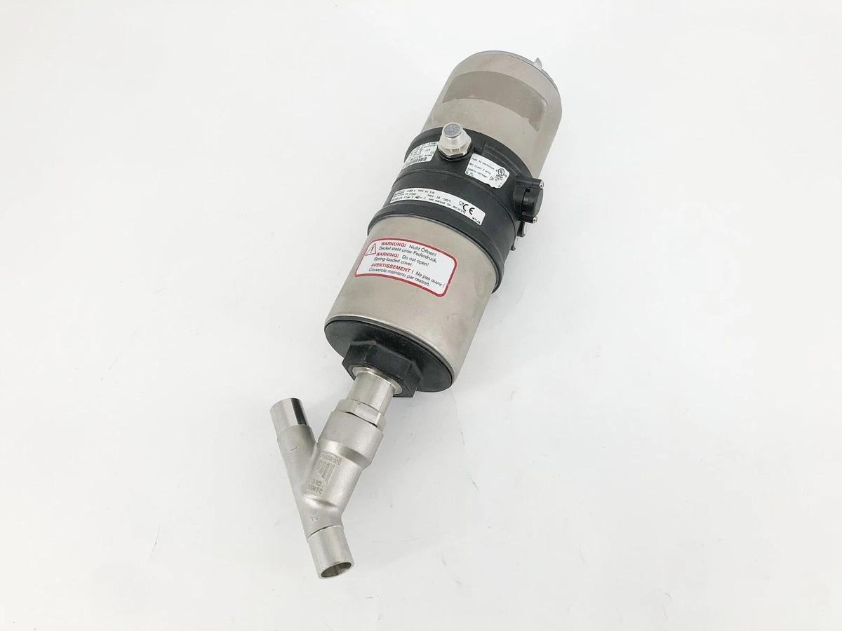 New Burkert 2100A-PTFE-Kv5,0 Valve w/ 8691-E3-..-0PU02 Pilot 00188126 00227262