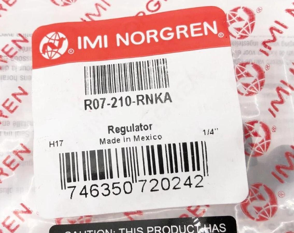 New Norgren R07-210-RNKA Regulator 1/4" PTF
