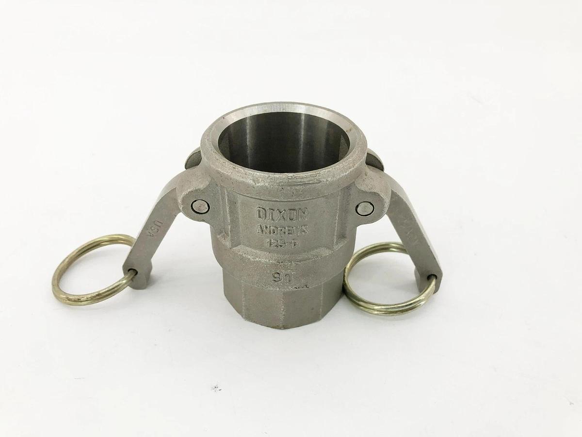 New Dixon Valves 125-D-SS Cam & Groove Type D Coupler 1-1/4" Stainless
