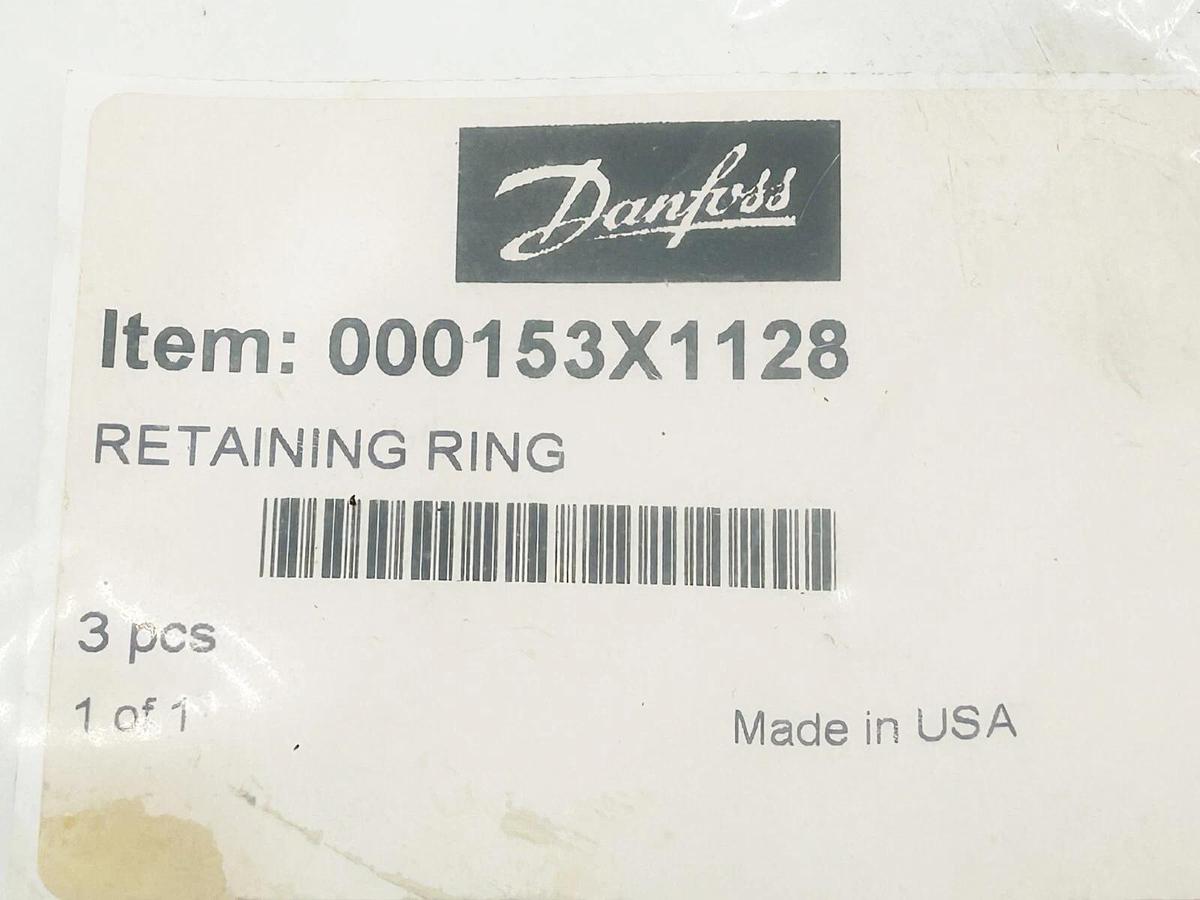 New Danfoss 000153X1128 Retaining Ring 3 PCS