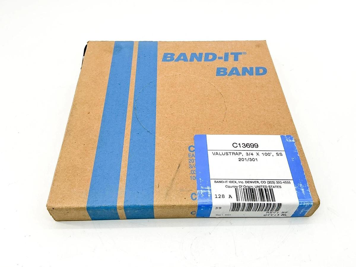 New Bandit C13699 Stainless Steel Valustrap 3/4" X 100' SS 201/301