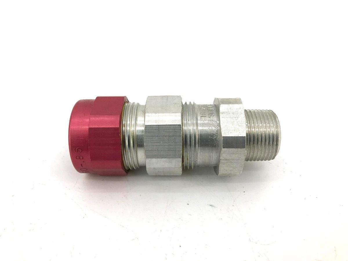 New Eaton TMCX285 Cable Gland, Aluminum, Sheath:0.65-1.00", 3/4" NPT, Armor Rang