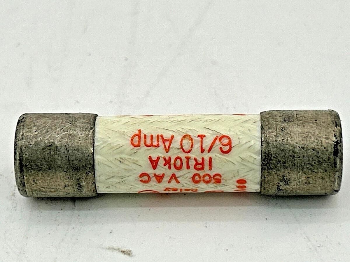 New Lot of 3 Ferraz Shawmut ATQ6/10 Time Delay Fuse 6/10A 500V